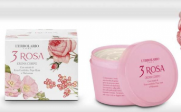 L'Erbolario - 3 Rosa Body Cream 200ml